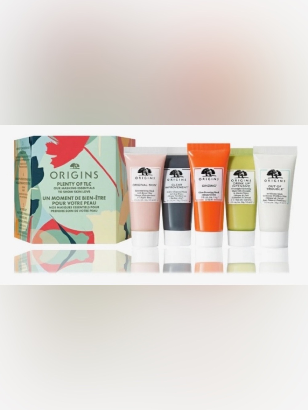 5pc ORIGINS PLENTY OF TLC Masking Essentials Box Set Skin Love Mask